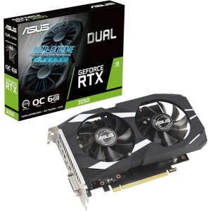 Asus Dual NVIDIA GeForce RTX 3050 6GB OC Edition Gaming Graphics Card