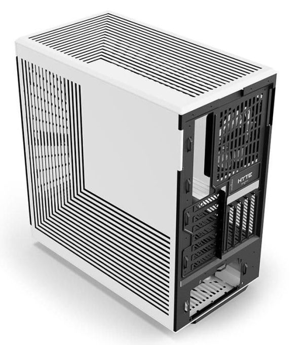 HYTE Y40 Mainstream Vertical GPU Case ATX Mid Tower Gaming Case Black, White, Cherry & Panda - Image 12