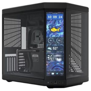 Hyte Y70 Touch Infinite Modern Aesthetic Mid-Tower ATX Gaming Case Black