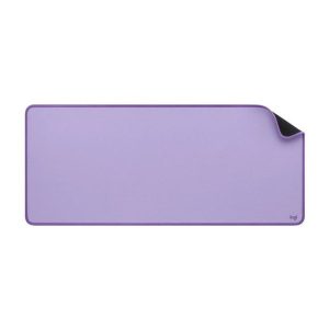 Logitech Desk Mat Studio Series Extended Mouse Pad with Spill-resistant Durable Design Lavender