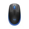 Logitech M190 Full-Size Wireless Mouse (Blue)