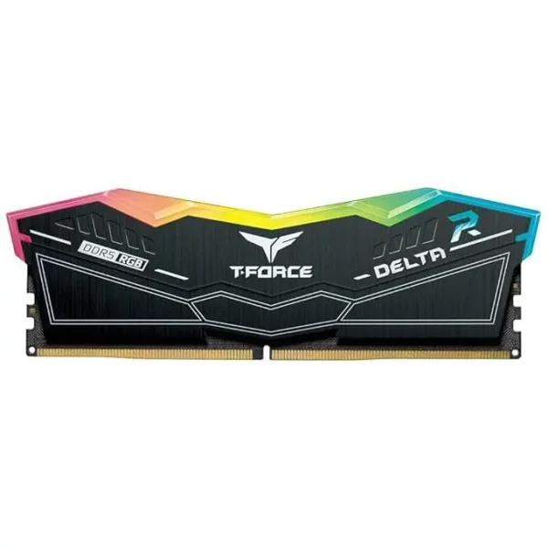 Team Group 64GB T-FORCE DELTA RGB DDR5 6400 MHz UDIMM Memory Kit (2 x 32GB, Black & White) - Image 2