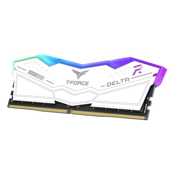 Team Group 64GB T-FORCE DELTA RGB DDR5 6400 MHz UDIMM Memory Kit (2 x 32GB, Black & White) - Image 8