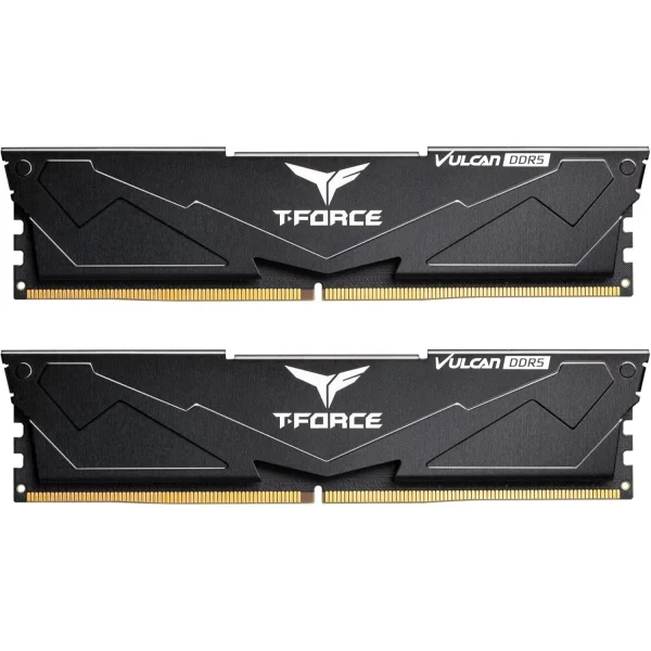 TeamGroup T-Force Vulcan 64GB DDR5 (2x32GB) 6000MHz Desktop Memory Ram Black