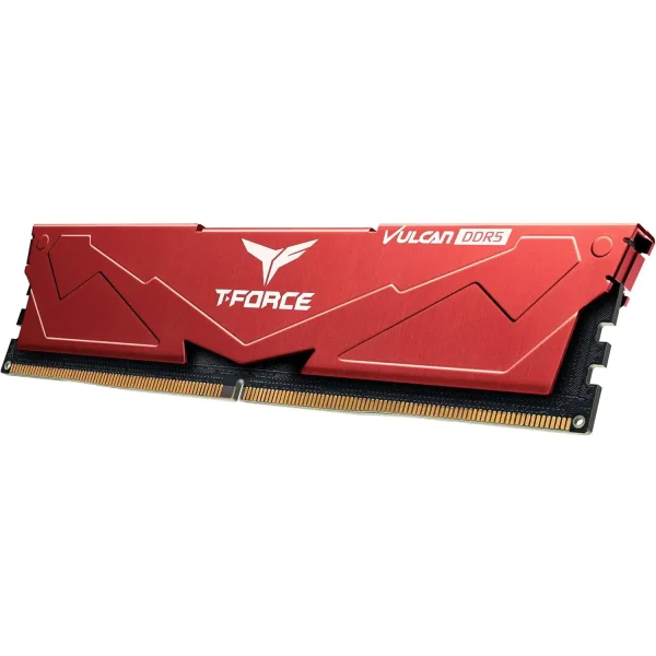 TeamGroup T-Force Vulcan 64GB DDR5 (2x32GB) 6000MHz Desktop Memory Ram Red