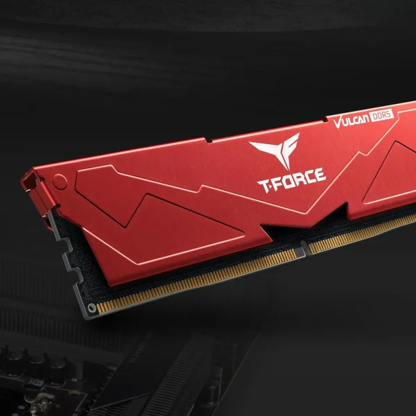 TeamGroup T-Force Vulcan DDR5 32GB (2x16GB) 6000MHz Desktop Memory Ram (Black & Red) - Image 9