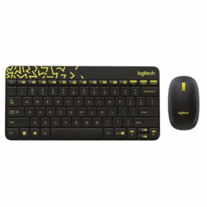 Logitech MK240 Wireless Keyboard and Mouse Combo with Nano receiver – Black