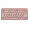 Logitech PEBBLE KEYS 2 K380S Bluetooth Wireless Keyboard Tonal Rose