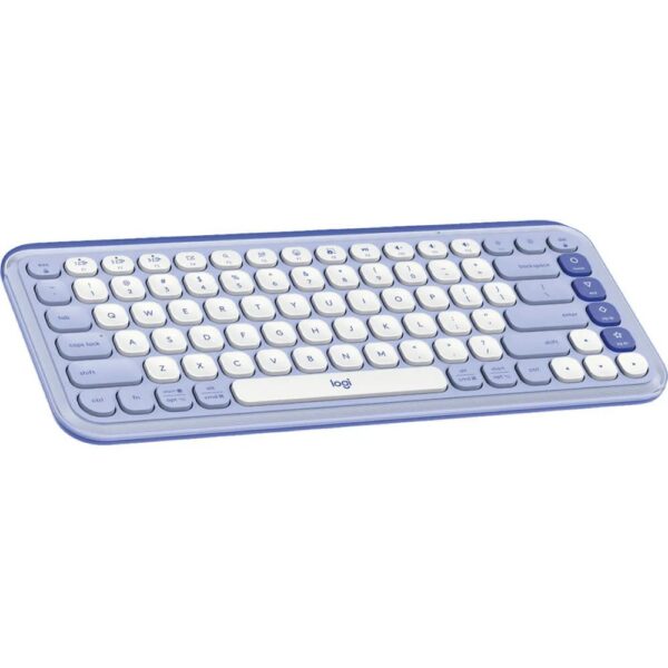 Logitech POP ICON KEYS Compact Wireless Keyboard Off-White, Rose, Lilac - Image 10
