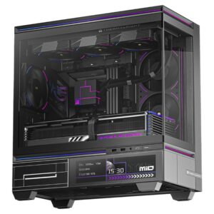 Thermalright TL-M10 Mid-Tower Micro-ATX Gaming Case – Black