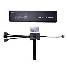 Lian Li USB 2.0 1-to-3 Hub Black
