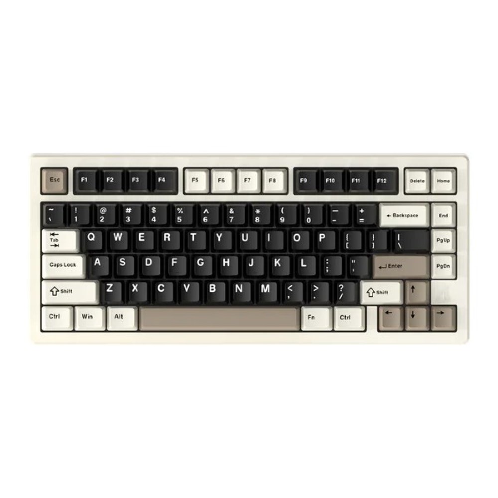 ATTACK SHARK X75 Full Aluminum Keyboard – Cheese White