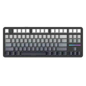 ATTACK SHARK X87 Tri-mode Gasket Mechanical Keyboard – Moon Light