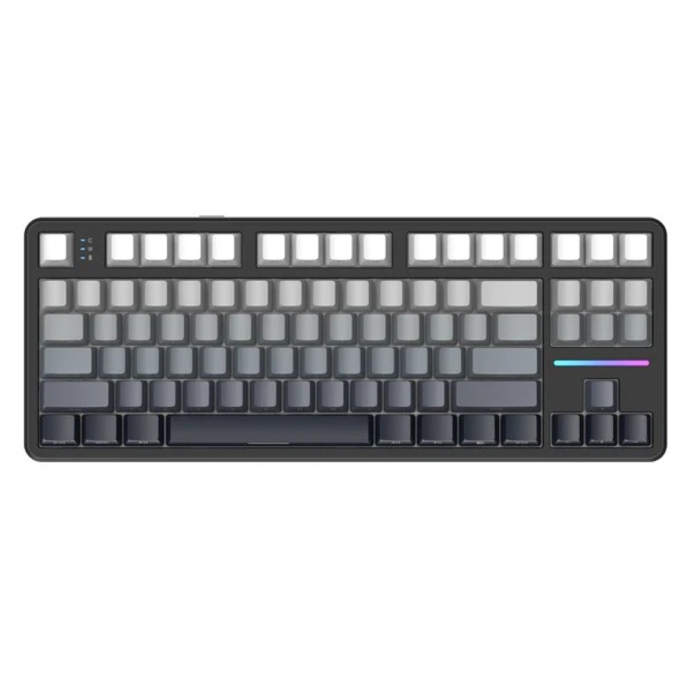 ATTACK SHARK X87 Tri-mode Gasket Mechanical Keyboard – Moon Light