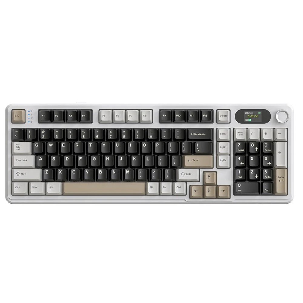 ATTACK SHARK X98PRO Wireless Gaming Keyboard – Cheese White