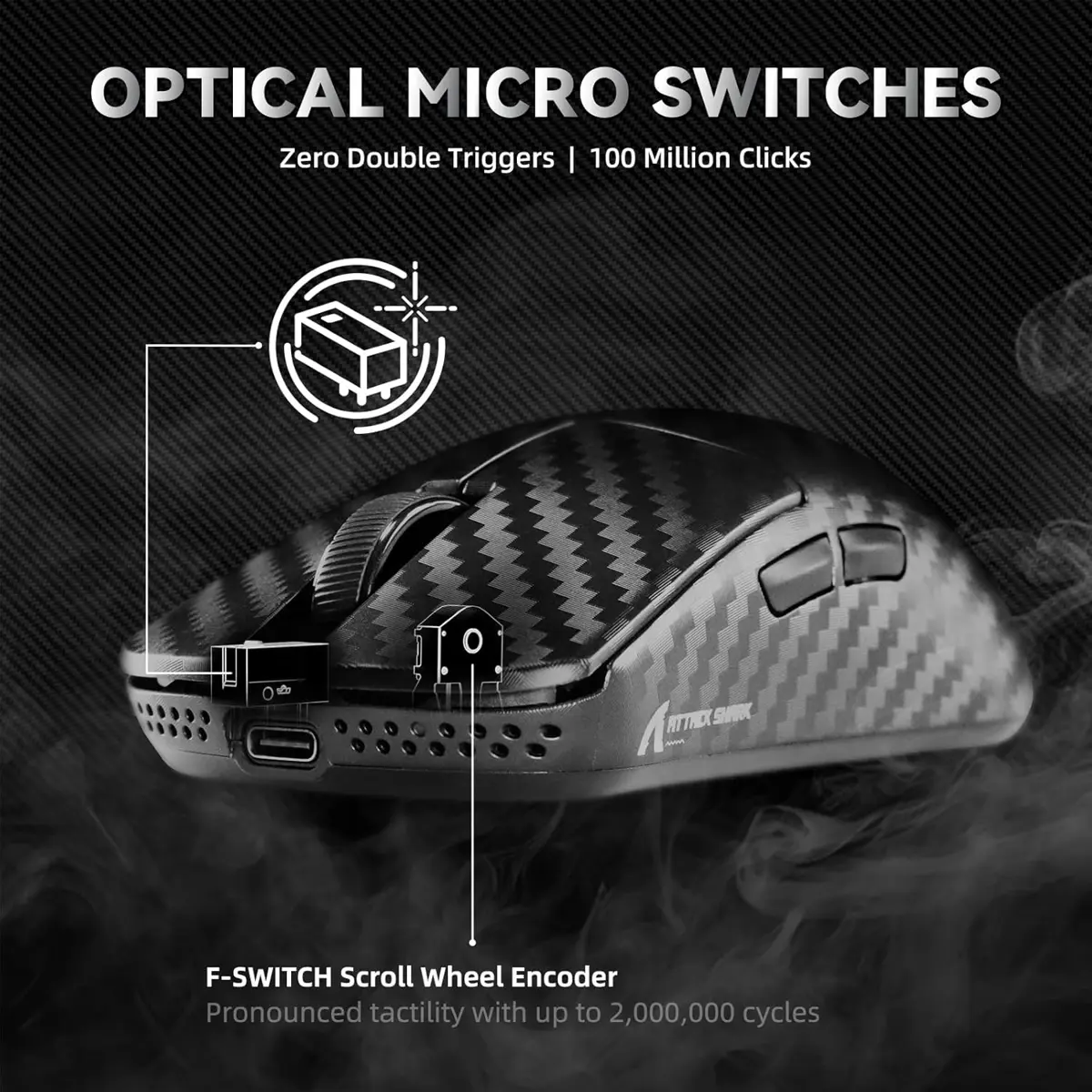 Attack Shark R11 Ultra Wireless Gaming Mouse - Image 6