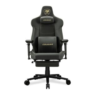Cougar Armor Evo M PVC Leather, 5D Adjustable Armrest, Lumbar Cushion Gaming Chair Gold