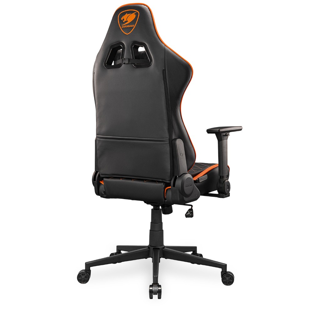 Cougar Armor One V2 4D Folding Armrests Reclining, Piston Lift Height Adjustment Gaming Chair Black/Orange - Image 4