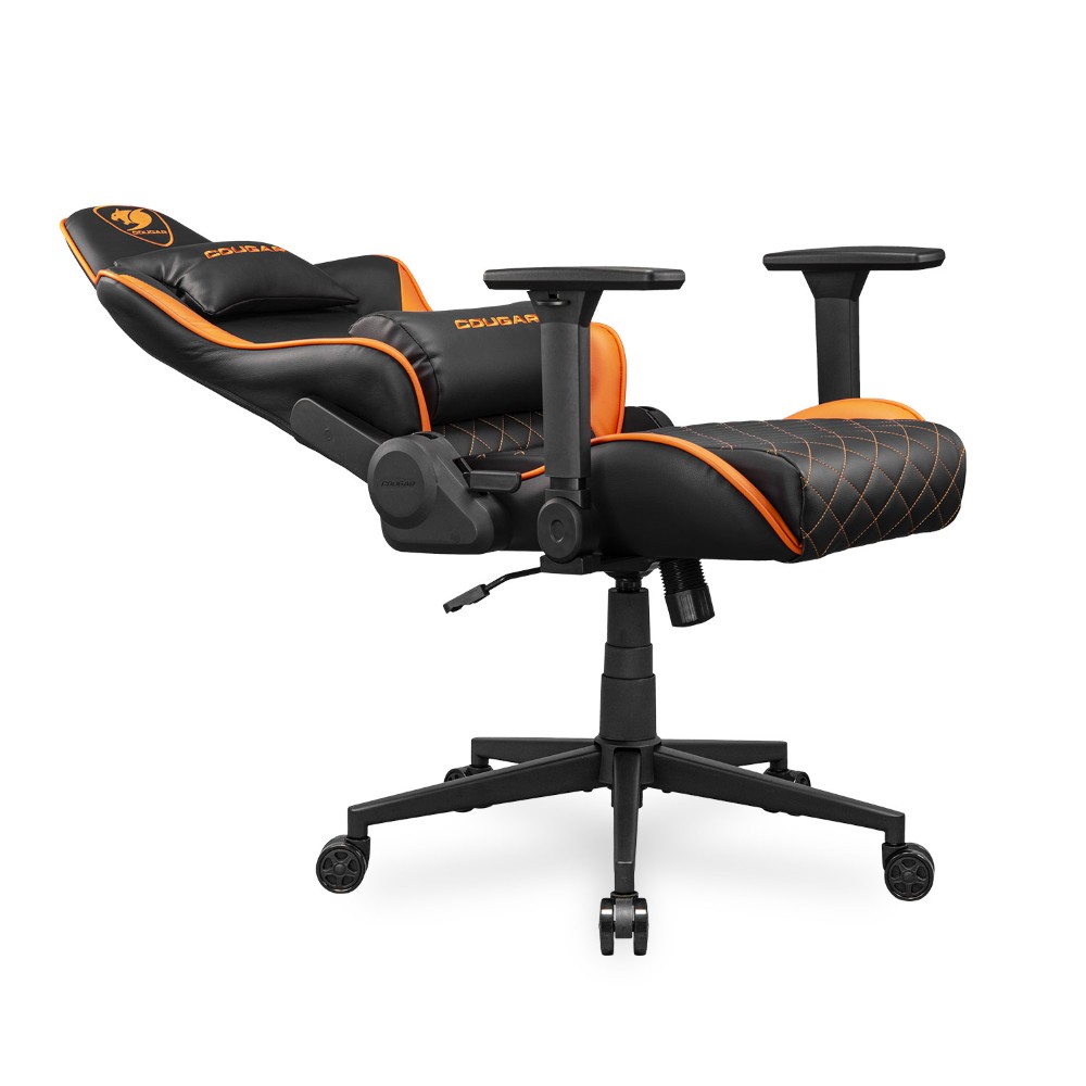 Cougar Armor One V2 4D Folding Armrests Reclining, Piston Lift Height Adjustment Gaming Chair Black/Orange - Image 5