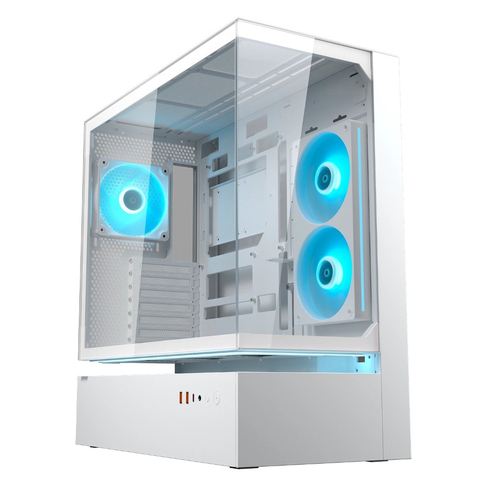 Cougar CFV235 Mid Tower ATX Float in Form. Flow in Function Case White