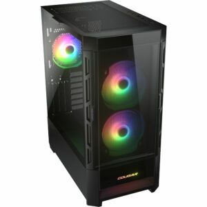 Cougar Duoface RGB Mid Tower 2 type front panels – Black