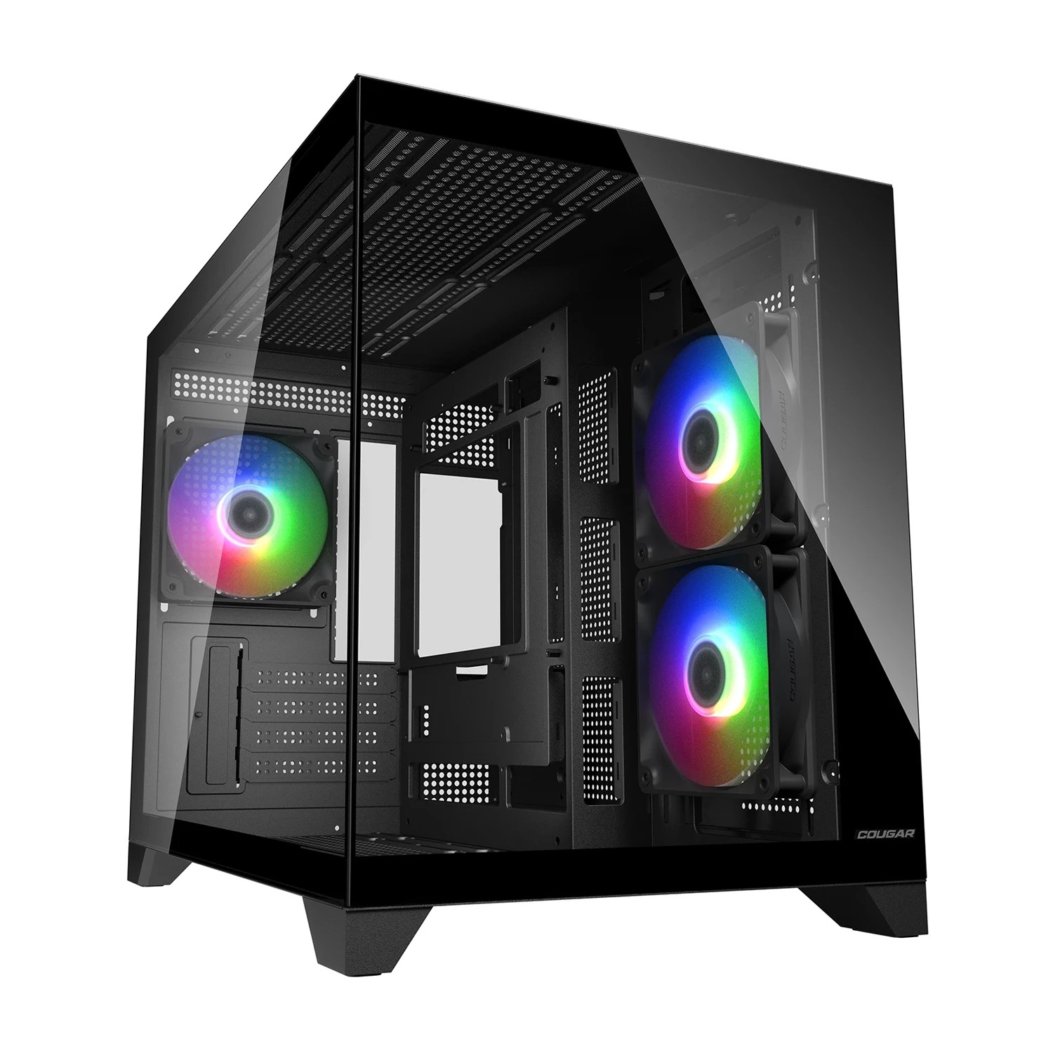 Cougar FV150 RGB Gaming Case Mini Tower Black.