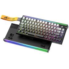 ATTACK SHARK R85 HE Rapid Trigger Keyboard Magnetic Switch with Custom Lightbox – Moonlight - Image 3