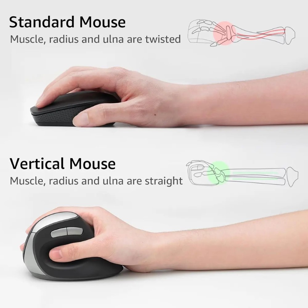 RAPOO EV250 Silent Wireless optical mouse - Black - Image 3