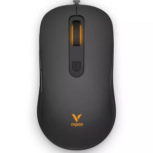 Rapoo V16 RGB Optical Gaming Wired Mouse – Black