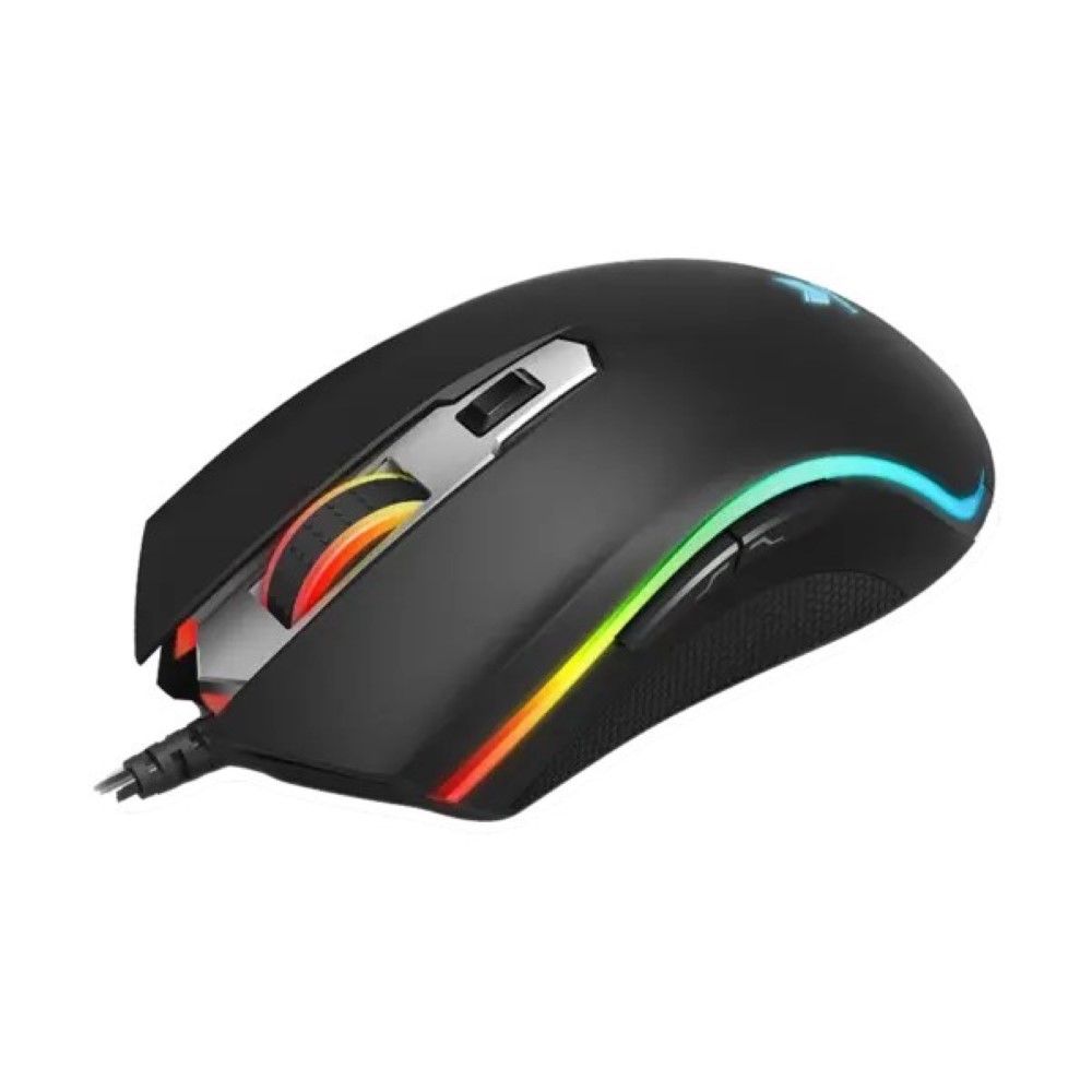 RAPOO V25S Optical Gaming Mouse - Black - Image 5