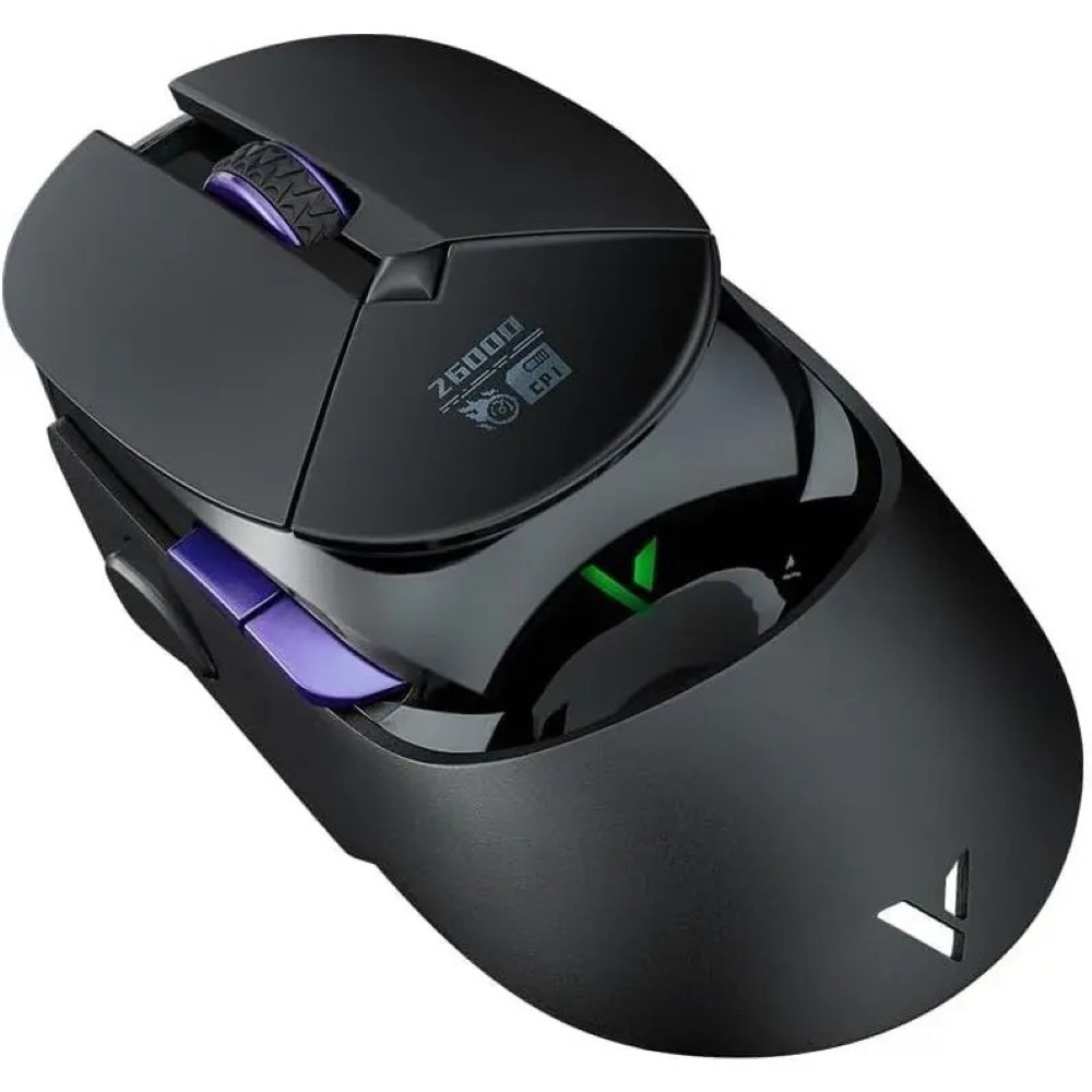 RAPOO VT9 Pro 4k Wired/Wireless Gaming Mouse - Black Purple - Image 2