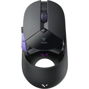 RAPOO VT9 Pro 4k Wired/Wireless Gaming Mouse - Black Purple