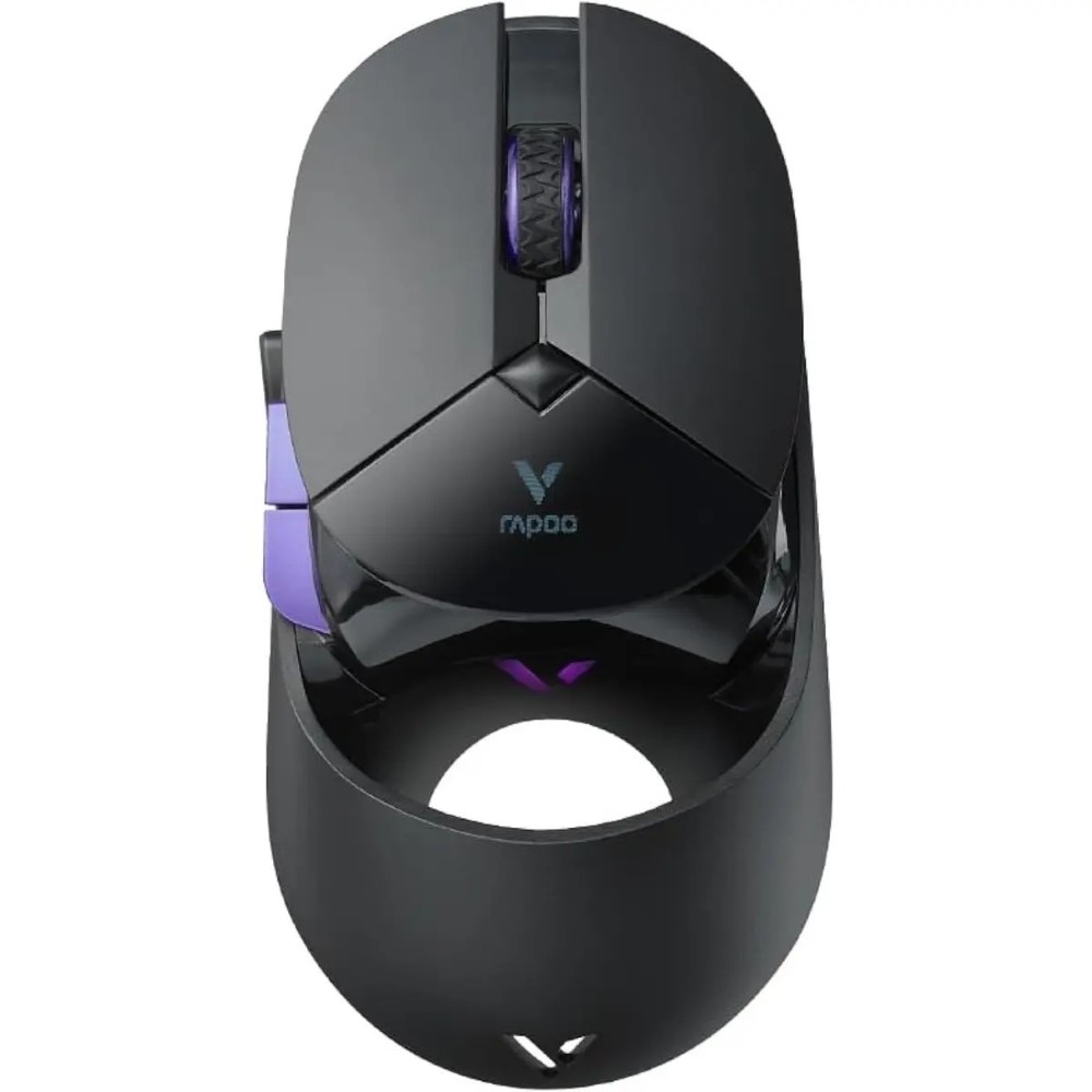 RAPOO VT9 Pro 4k Wired/Wireless Gaming Mouse - Black Purple